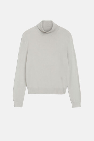 This polo neck pullover features tonal monogram logo embroidery and fine rib finishes. TRUSSARDI 50 01 8055720269031 F