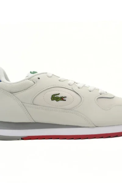 LACOSTE ΥΠΟΔΗΜΑ ΑΝΔΡΙΚΟ LINETRACK 124 1 SMA 37 47SMA0004W1B W1B OFF WHT BLU RED1