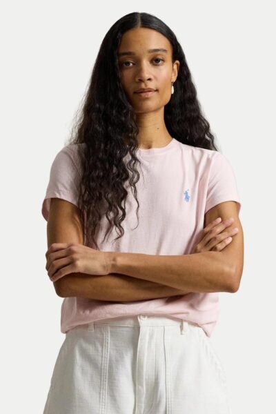 polo ralph lauren t shirt 211b14605014 rozowy classic fit 0000305807830